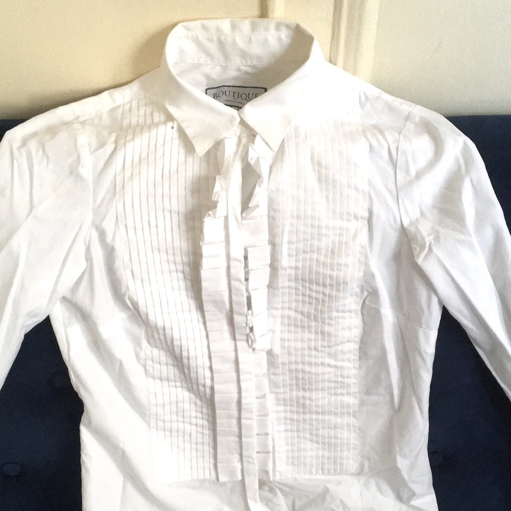 Hawes and Curtis Tuxedo Shirt for Women